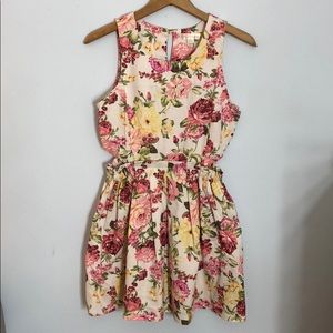 Mini floral dress